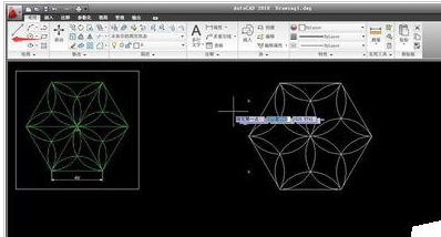 AutoCAD2016设计六角镶花图形的方法步骤