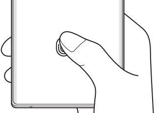 三星note10使用指纹解锁的具体方法