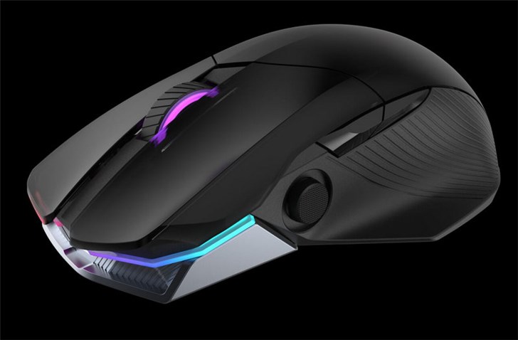 华硕带来ROG Chakram无线鼠标：具备控制摇杆