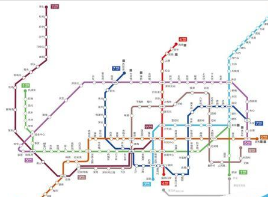 coreldraw 4绘制深圳地铁线路图的操作教程