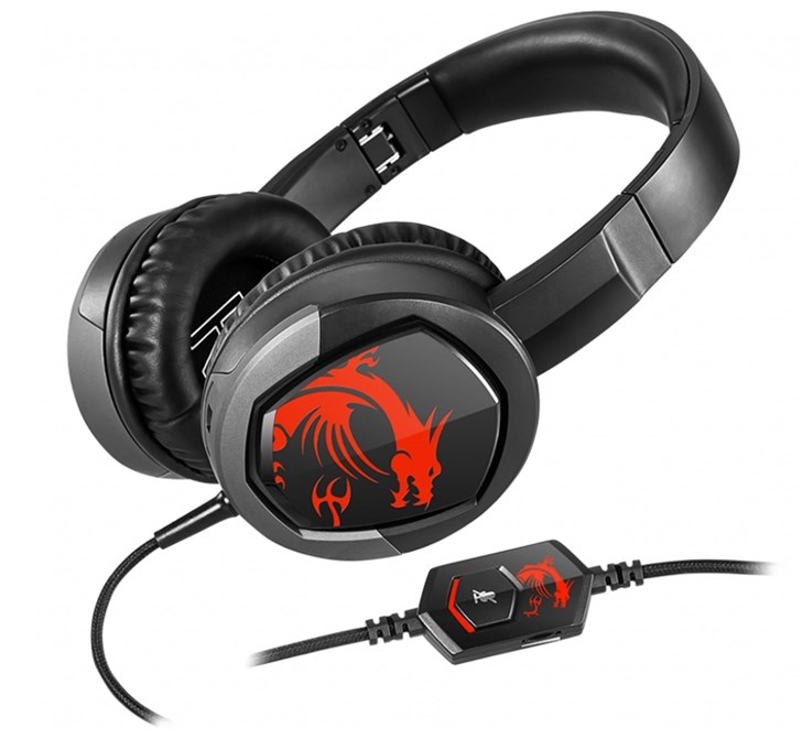 微星迎来Immerse GH30耳机：可折叠