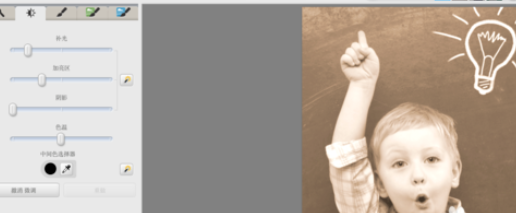 Google Picasa将照片修改成褐色色调的方法步骤