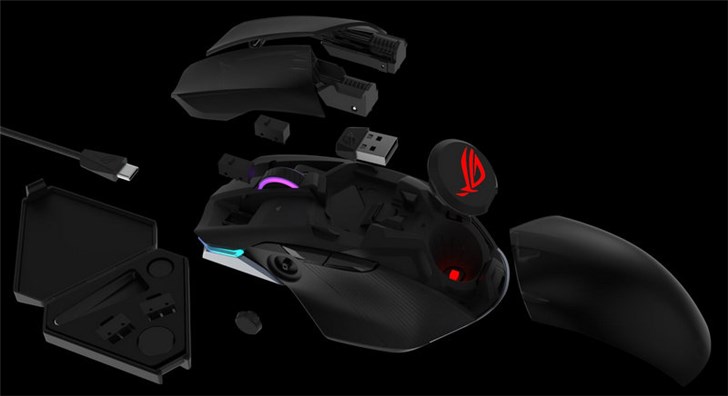 华硕带来ROG Chakram无线鼠标：具备控制摇杆