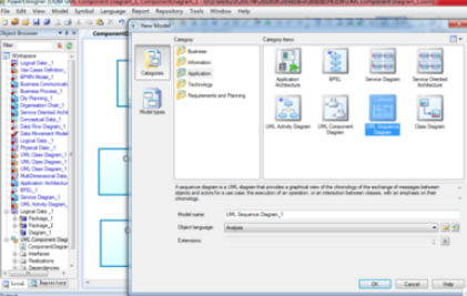 Power Designe建立UML序列图的操作教程