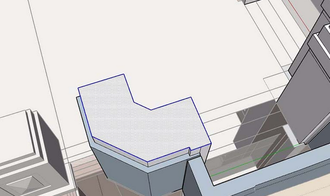 草图大师绘画屋顶外饰柱的操作方法截图