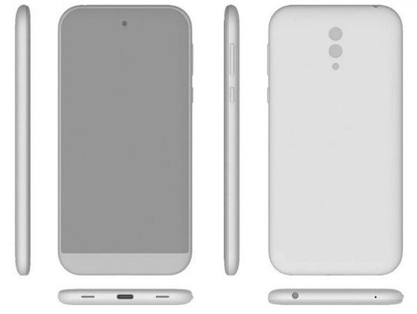 夏普打孔屏手机设计爆料：下巴边框比较宽