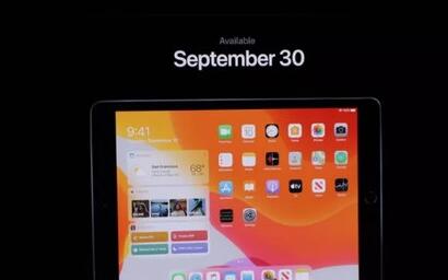 iPadOS将于本月底上线 老款iPad机型爽了
