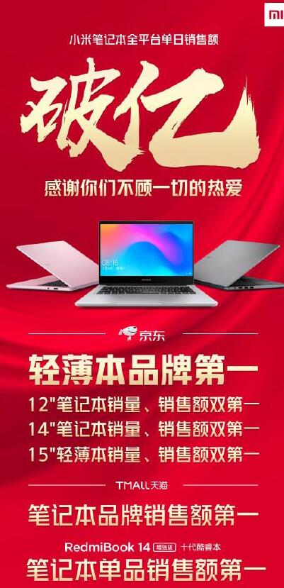 太火！RedmiBook 14增强版将于下周一再次开售