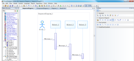 Power Designe建立UML序列图的操作教程