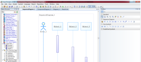 Power Designe建立UML序列图的操作教程