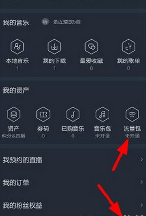 阿里星球中开通流量包的具体方法