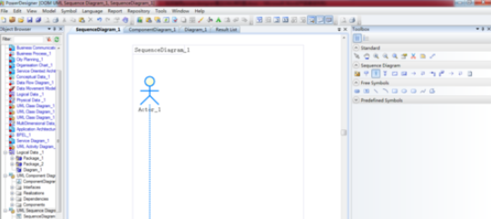 Power Designe建立UML序列图的操作教程