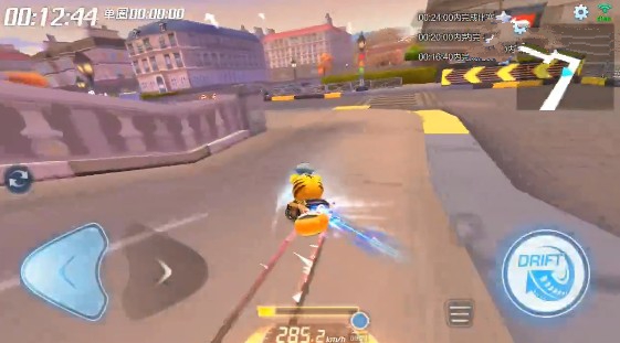 跑跑卡丁车弯道挑战巴黎风情16.40秒攻略