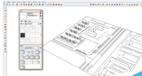 草图大师导出清晰线稿的操作教程