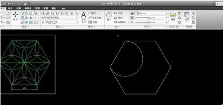 AutoCAD2016制作一个六角镶花图形的操作教程