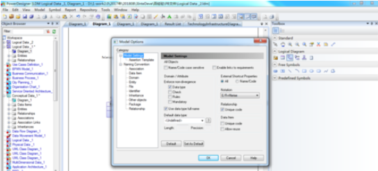 Power Designer中将LDM转为CDM的操作方法