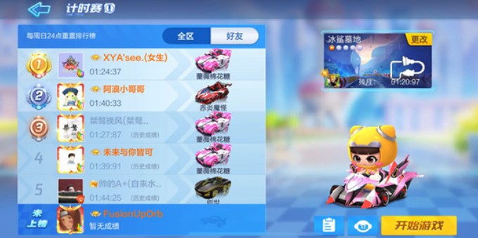 跑跑卡丁车黑妞想看企鹅愿望攻略