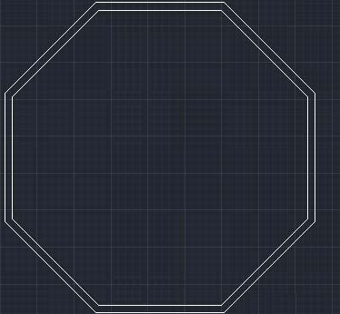 AutoCAD2016绘制八角凳图纸的操作步骤