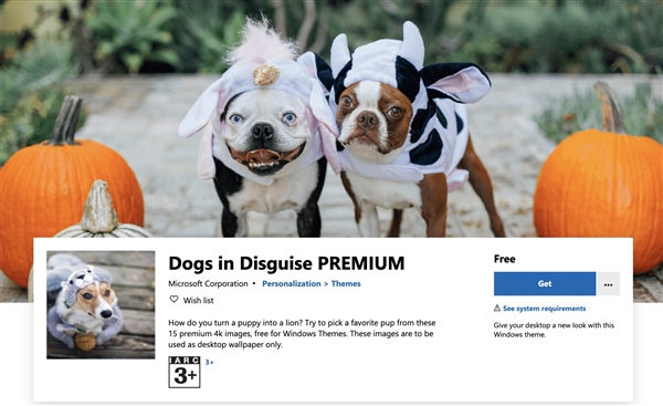 微软迎来全新Win 10主题：爱狗者乐了