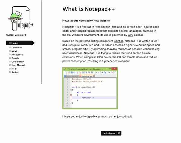 Notepad++ 新 Logo 上线：自适应设计