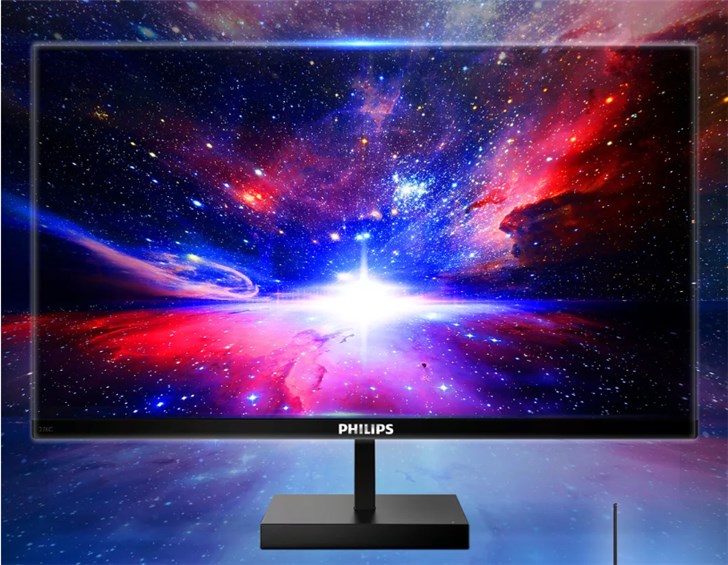 飞利浦浩瀚全面屏显示器276C8将至 全面屏设计