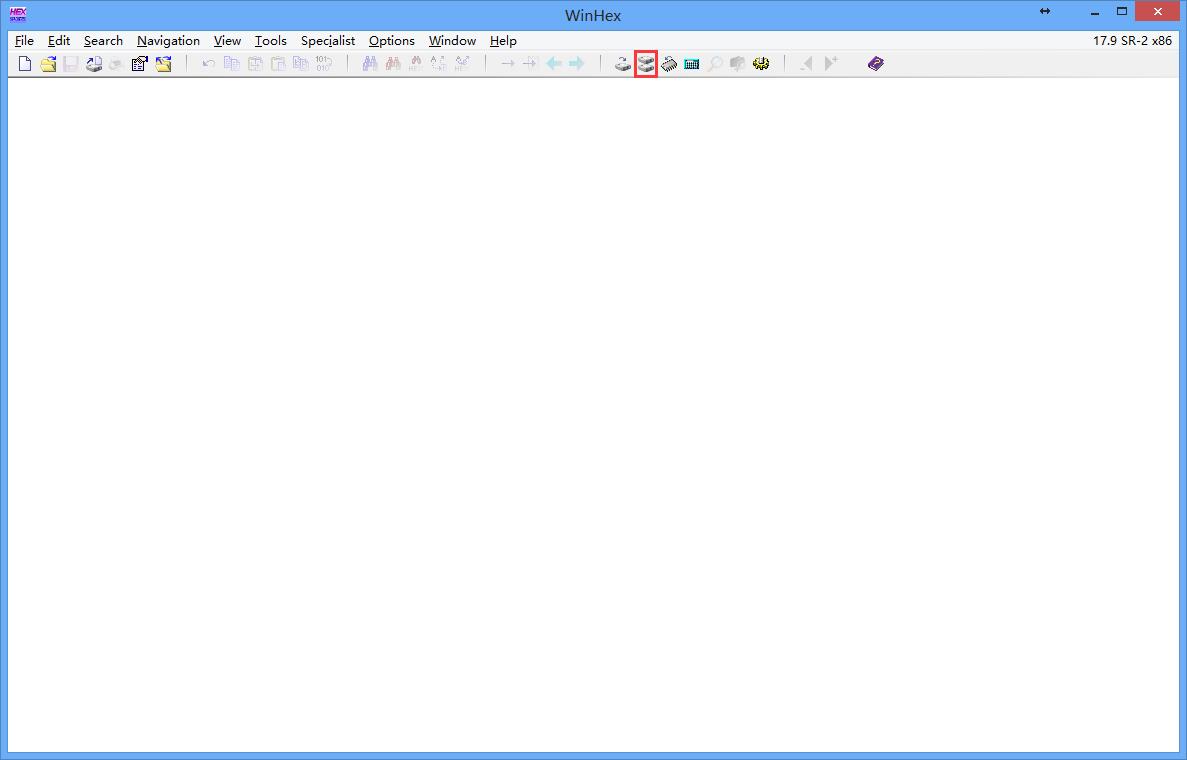 WinHex做出磁盘全盘镜像的方法步骤