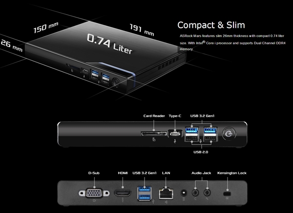 华擎发布全新迷你机：小的不可思议
