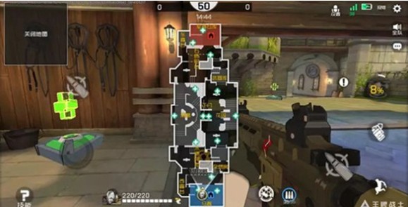 王牌战士击败50米外的对手5次攻略