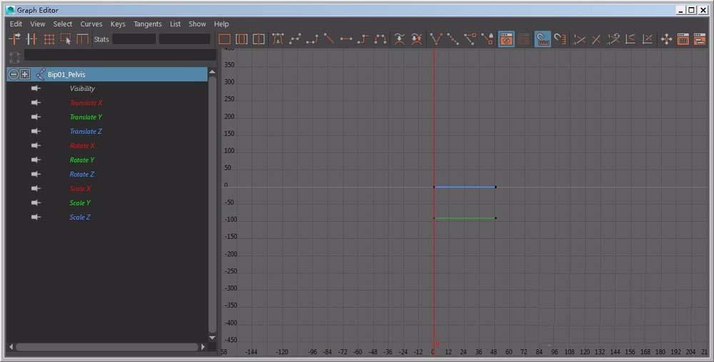 maya使用曲线编辑器的操作步骤