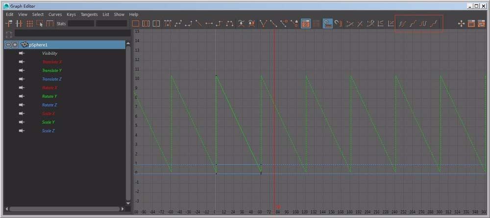 maya使用曲线编辑器的操作步骤