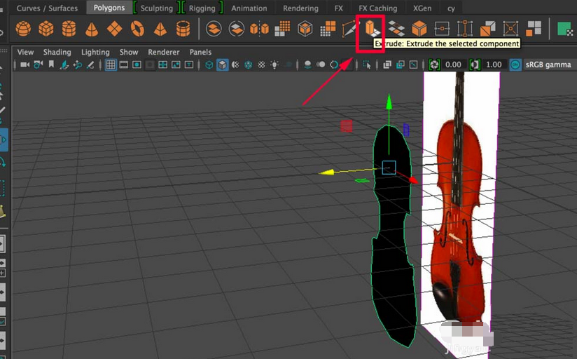 maya制作小提琴主体部分的操作教程