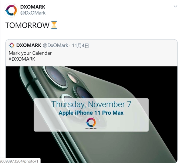王者归来！三摄加持 iPhone 11 Pro Max  DxO评分即将公布