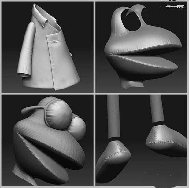 maya制作青蛙玩具的图文操作教程