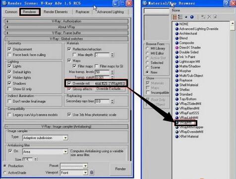 Vray3.4渲染线框图的图文操作教程