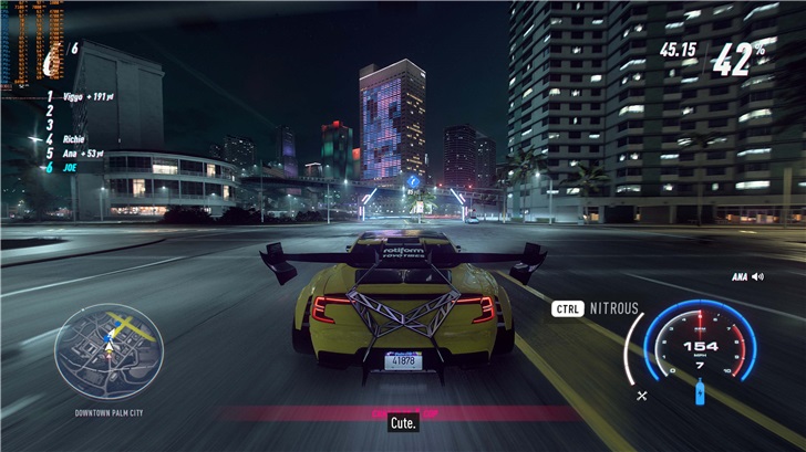 《极品飞车：热度》正式开售：实测结果了解下