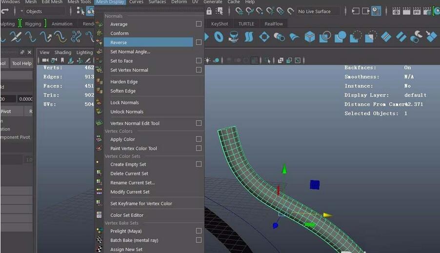 maya用extrude命令创建三维管道的相关操作教程