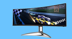 AOC推出全新49吋带鱼屏显示器：采用了三面窄边框