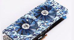 HIS发布迷彩色RX 5700 XT这么花花绿绿的显卡：这颜值也没谁了！