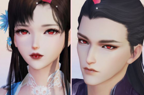 花与剑手游好看捏脸数据女与导入解析