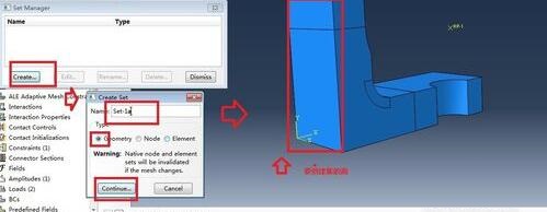 Abaqus通过对面创建集添加约束的图文方法