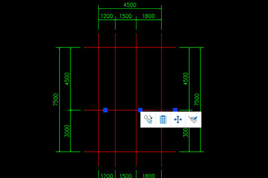 CAD迷你家裝快速繪制軸線的操作教程截圖