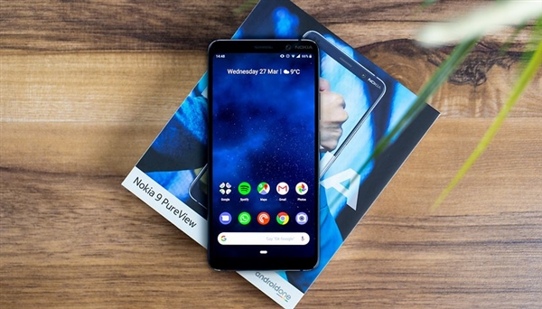 诺基亚9 PureView曝光：采用无边框全面屏