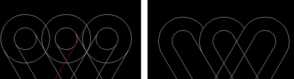 AutoCAD制作雙心形圖形的操作方法截圖