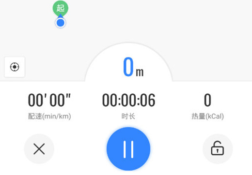 百度地图设置跑步路线的操作流程