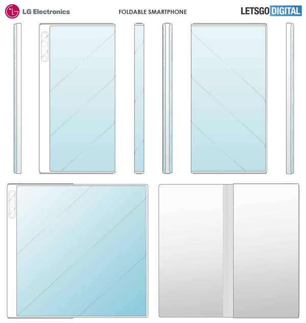 LG折叠屏专利外露：颜值不错！