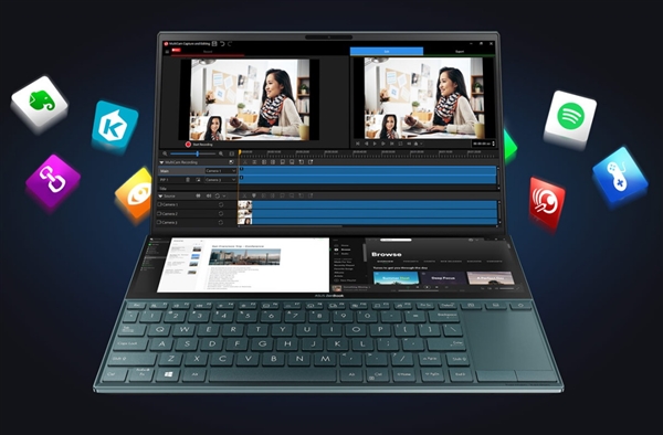 双屏还如此轻薄！颠覆笔记本上市 价格惊