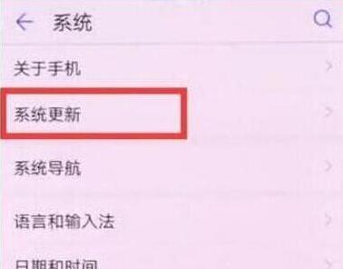 华为畅享9plus关闭系统自动更新的操作流程