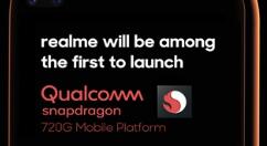 已官宣！realme新机使用骁龙720G 4400万像素