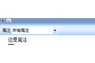 word尾注添加的详细过程