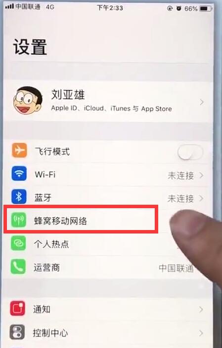 苹果7plus中查看移动流量的详细步骤